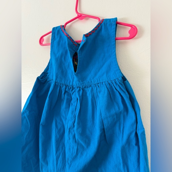 Hand-embroidered Toddler Girls Dress Authentic Guatemalan "Jardinita" Sundress - Picture 10 of 12